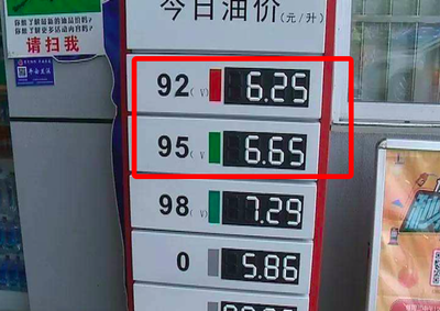 今日油价92,今日油价92汽油价格最新消息